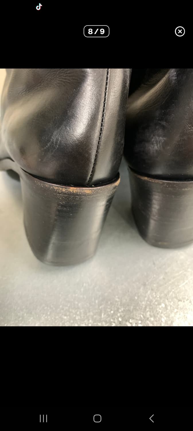 Gucci 앵클 레더 부츠 블랙 7.5(255) (gr-3506) 상품이미지8