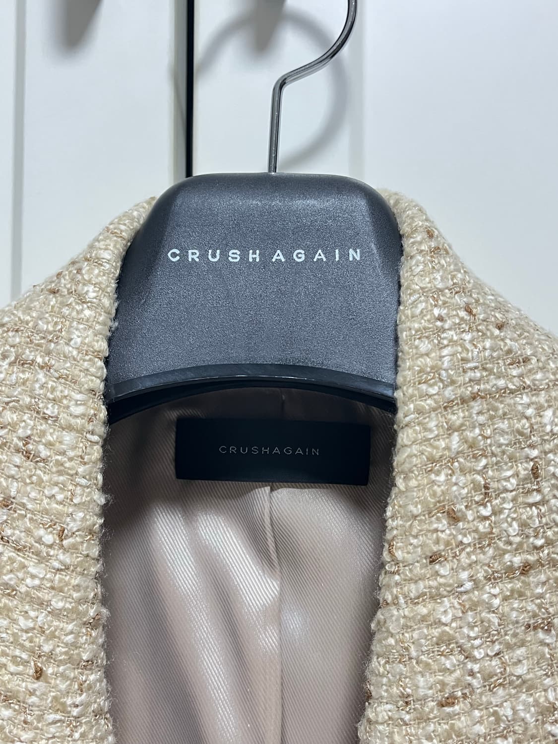 Crushagain 트위드 블레이저 상품이미지5