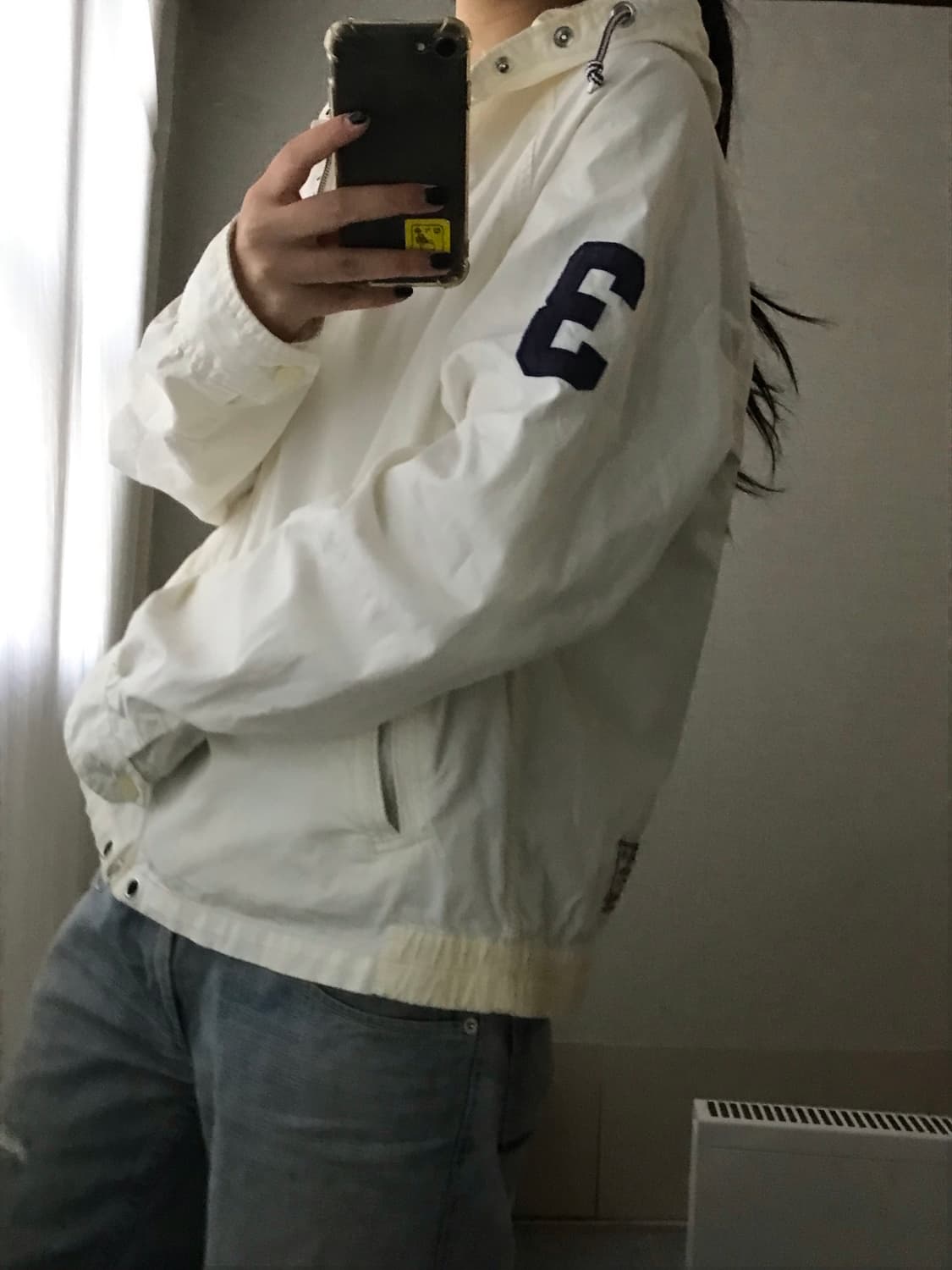 폴로 화이트 빅포니 후드 자켓 상품이미지5