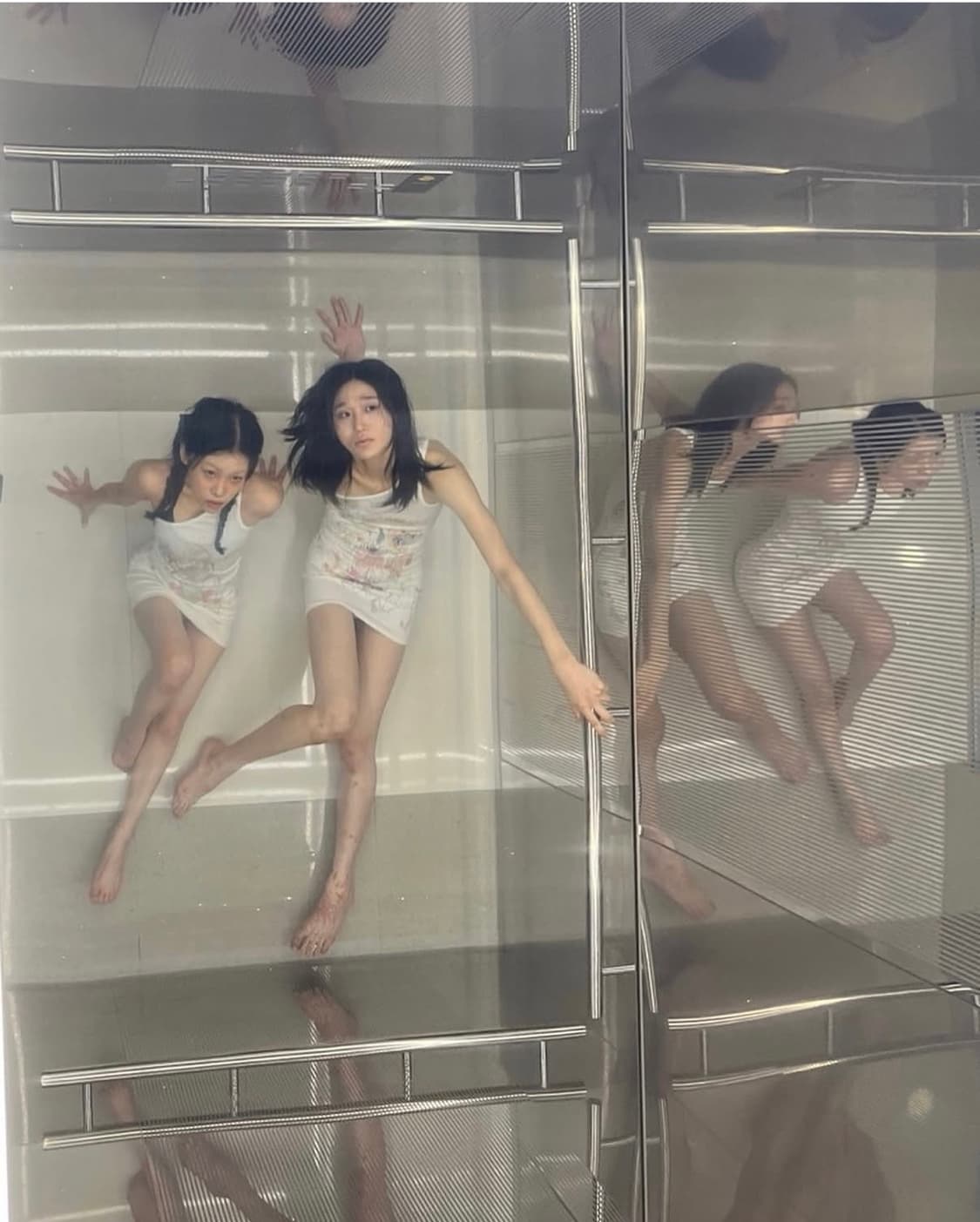 카시코 프린팅 원숄더 슬림 미니 원피스 상품이미지2