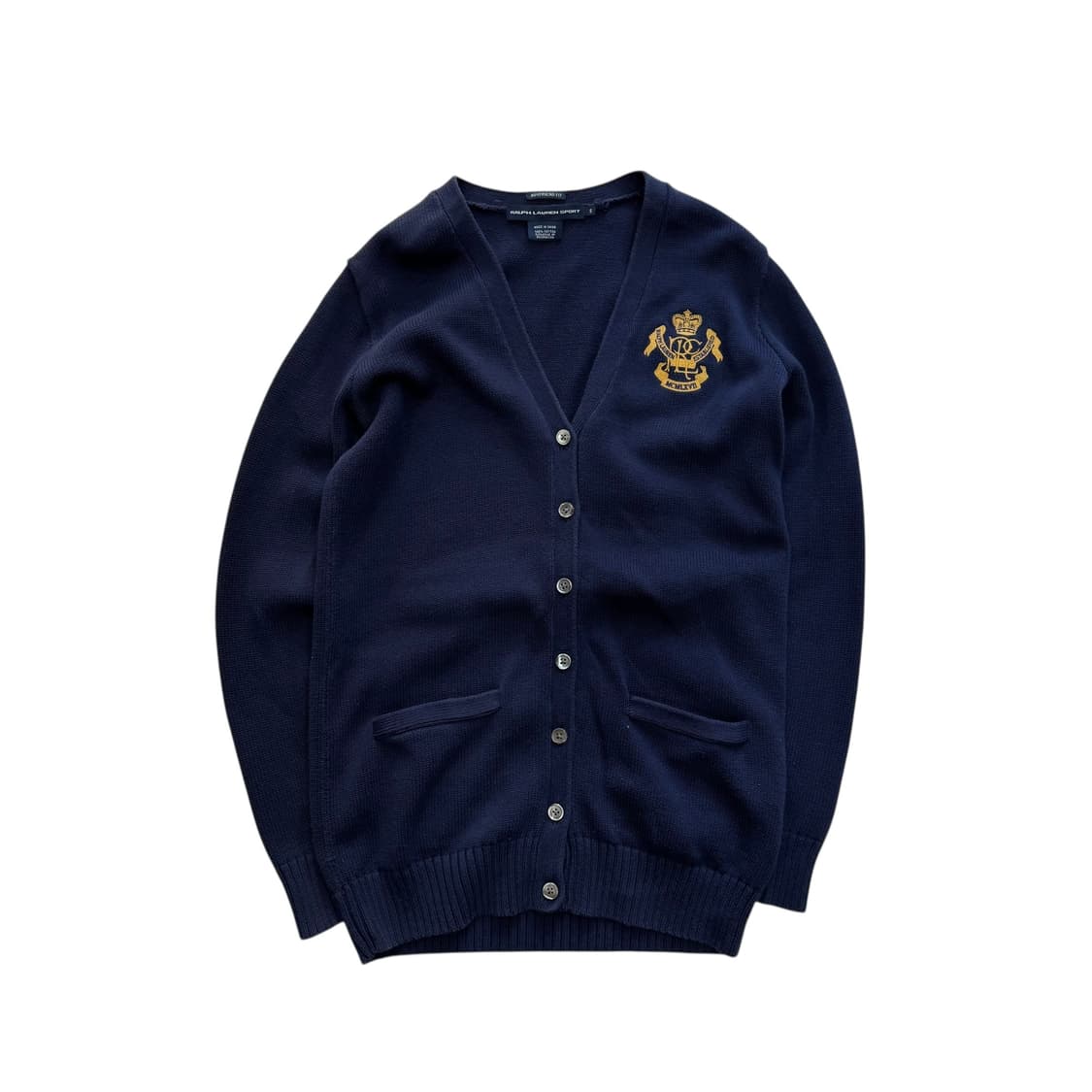 [우먼 S ] 폴로 랄프로렌 헤비 코튼 가디건 여성니트 상품이미지1