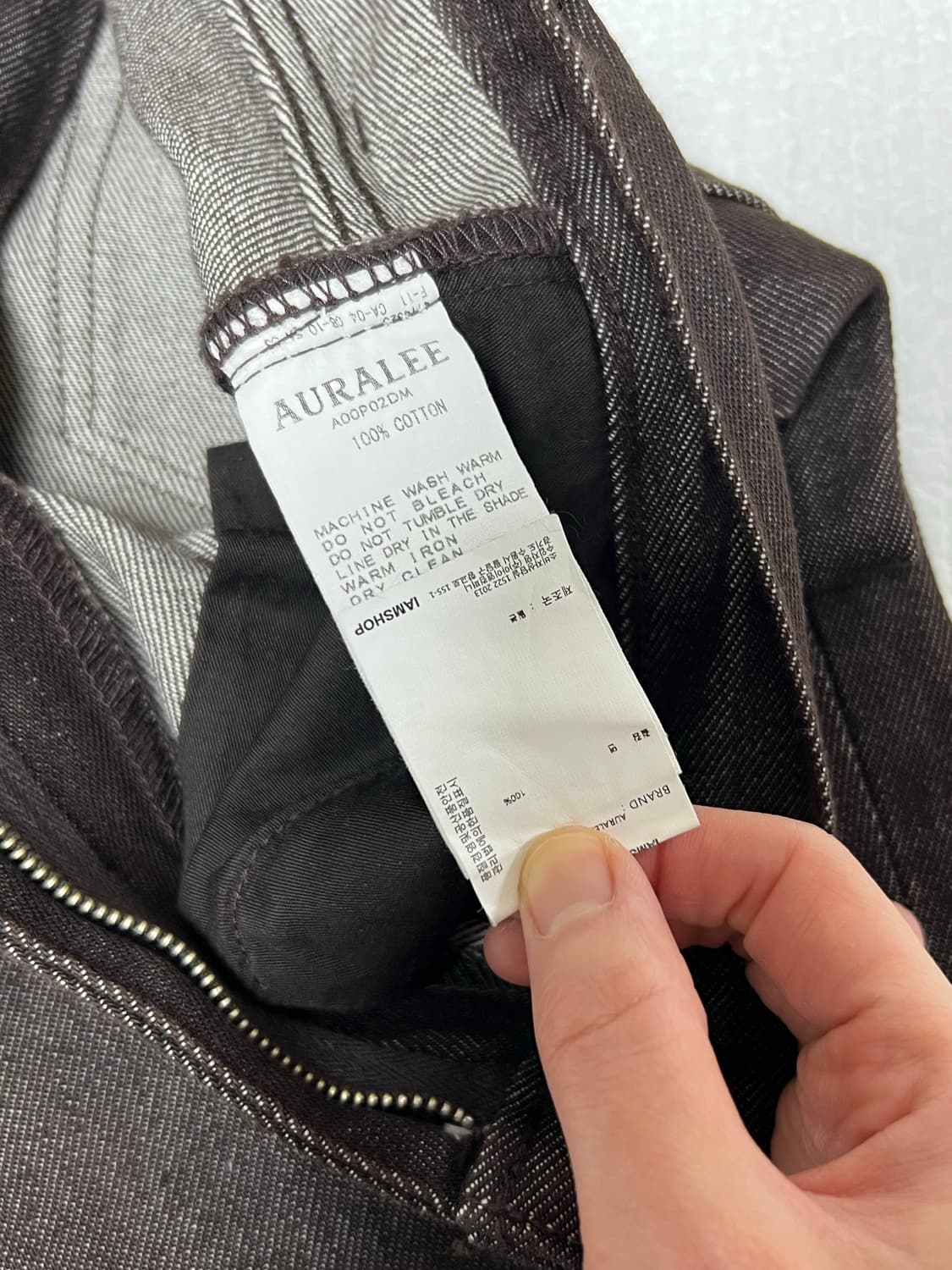 AURALEE Hard twist denim 5p 여성 25사이즈 상품이미지5