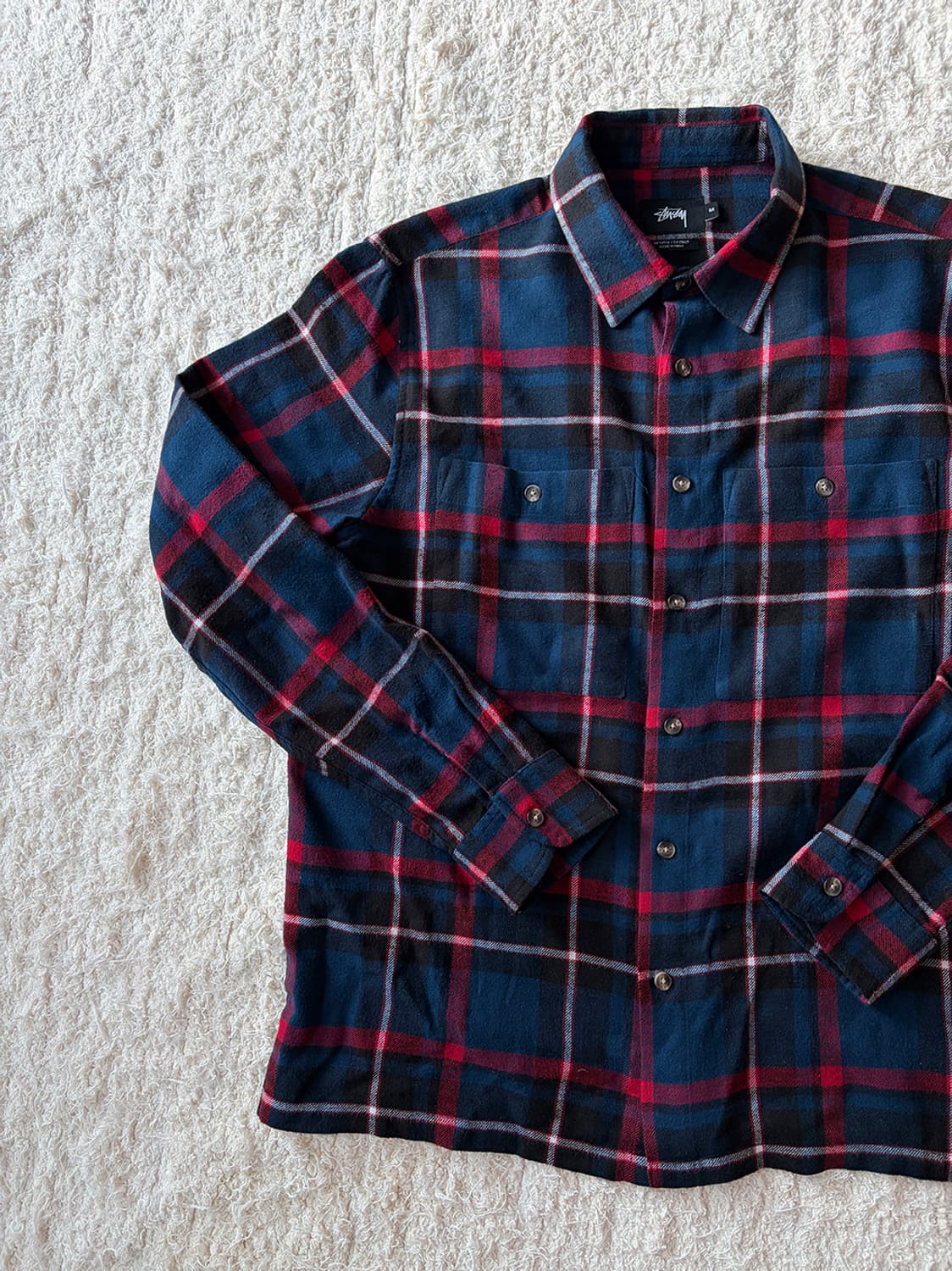 스투시 체크 셔츠 상품이미지2