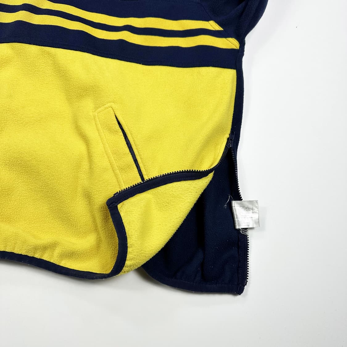 90s 나이키 올드스쿨 미시건 반집업 후리스 실측L 상품이미지6