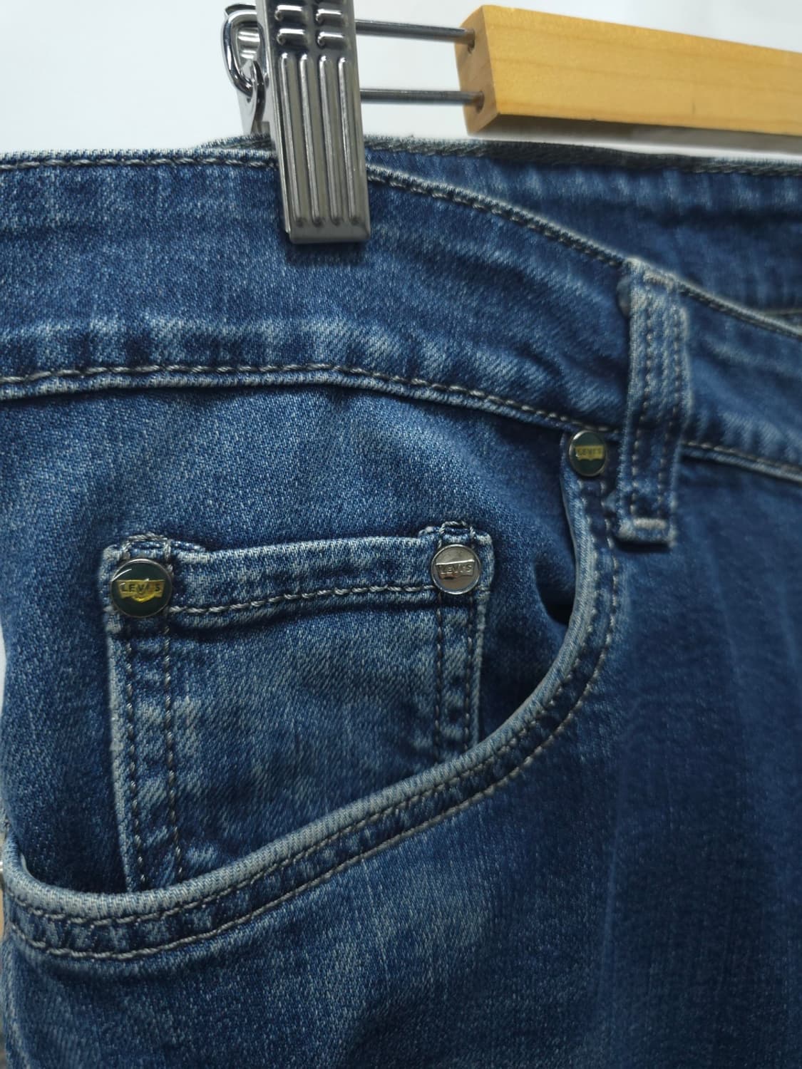 리바이스 미국판 514 슬림 스트레이트 중청 데님 팬츠(34) 상품이미지3