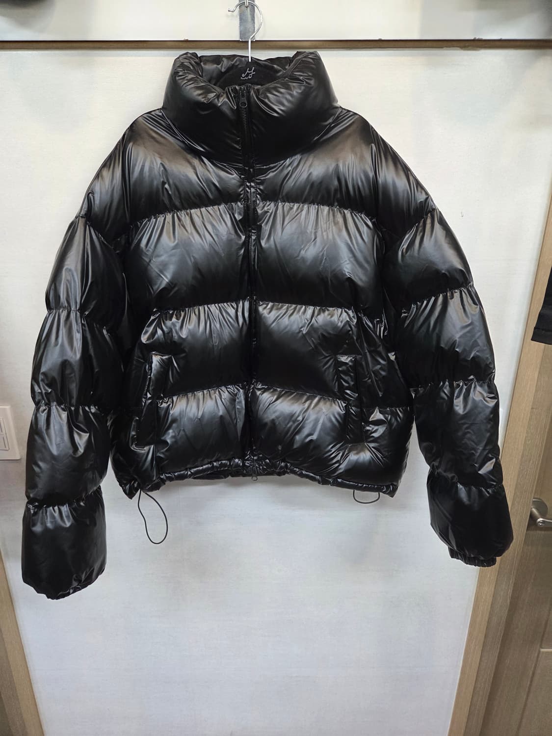 빈티지 투웨이 푸퍼 유광 숏패딩 m 오버핏  상품이미지1