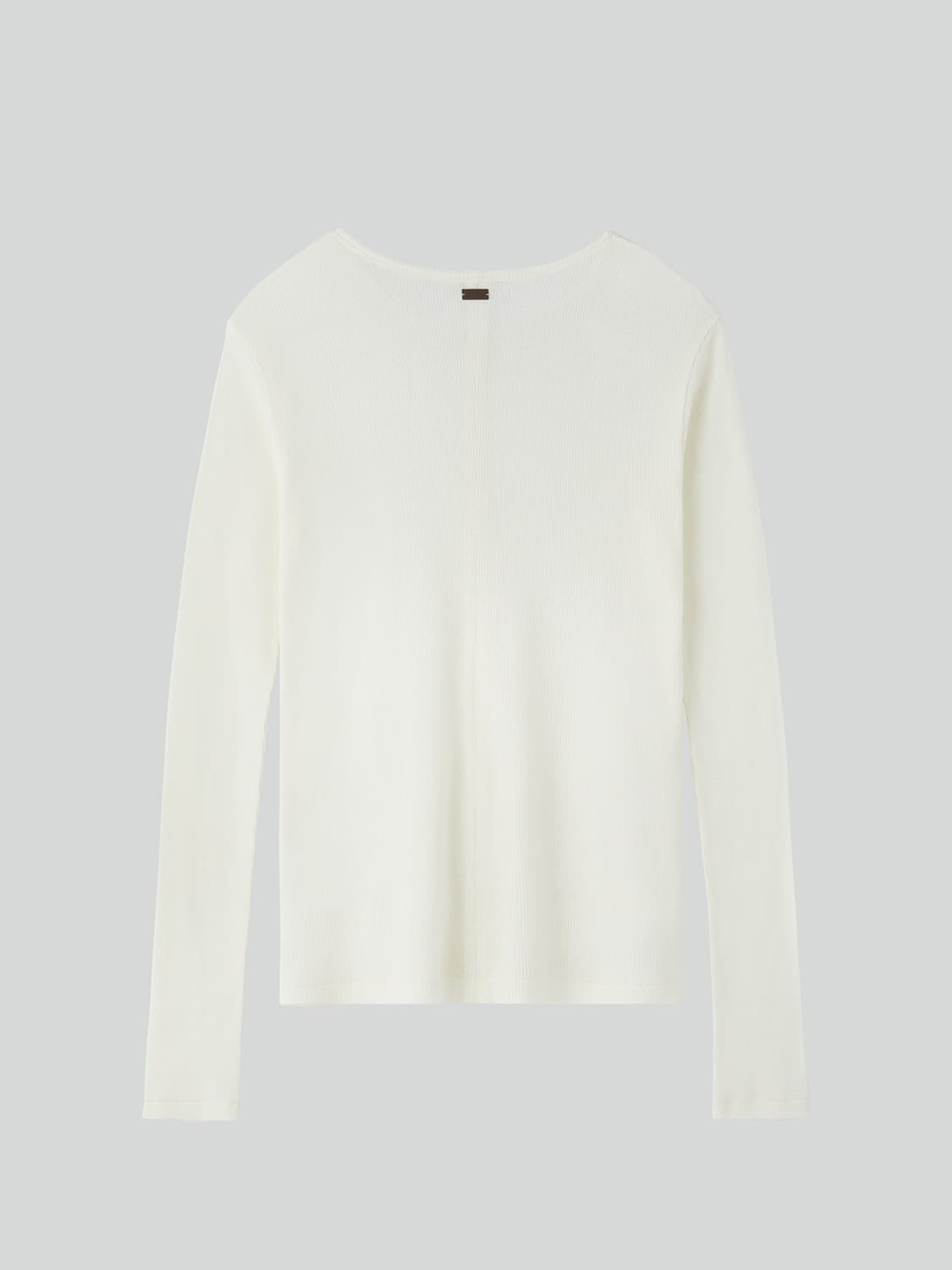 렉토 26SS 캐시미어 블렌드 롱슬리브 긴팔 티셔츠 크림 상품이미지7