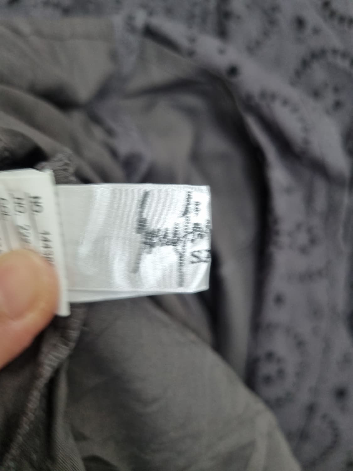 JPN 그레이 펀칭 코튼 원피스  상품이미지6