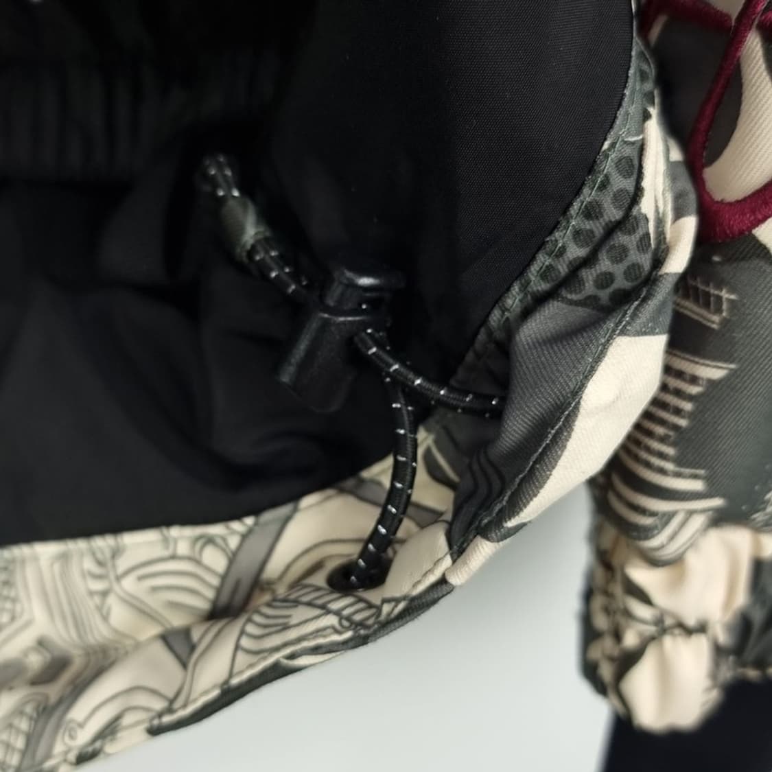 [푸부] 빈티지 그래픽 패턴 올드스쿨 후드 바람막이 자켓 M18951 상품이미지8