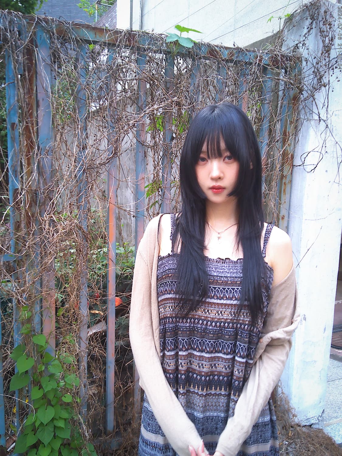 Brown Line Button Cardigan 상품이미지3