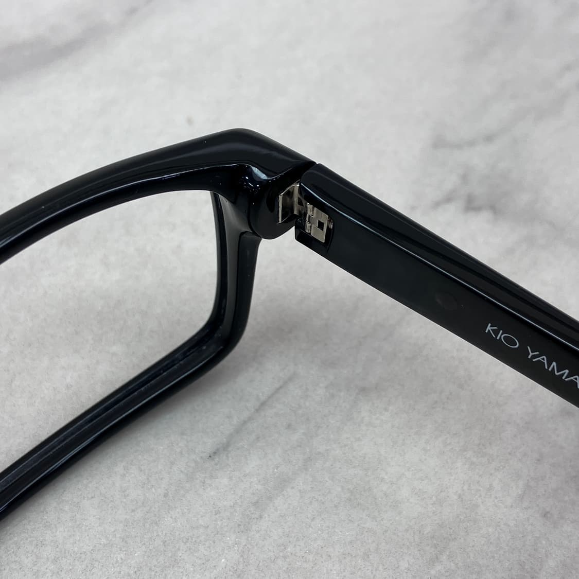C96 KIO YAMATO 블랙 스퀘어 뿔테 안경 상품이미지3