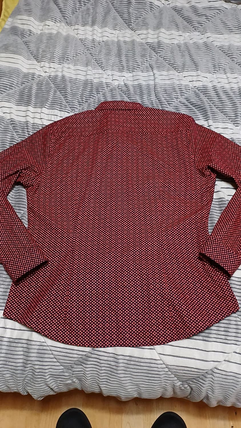 H&M 미사용 하트도트셔츠 빅사이즈115 가슴65 기장82 상품이미지4