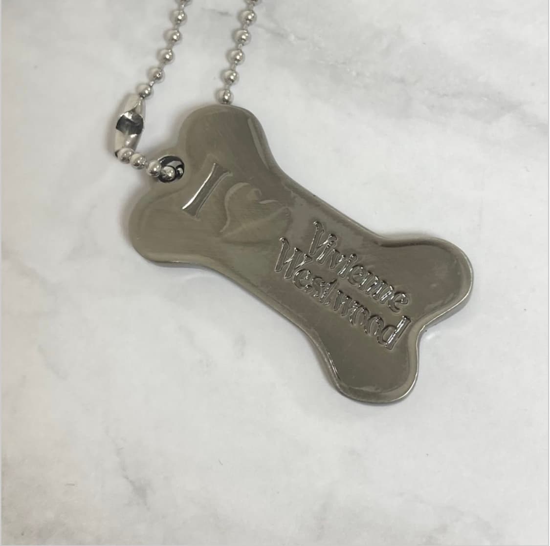 비비안웨스트우드 아카이브 도그택 군번줄 팬던트 목걸이(새상품) 상품이미지4