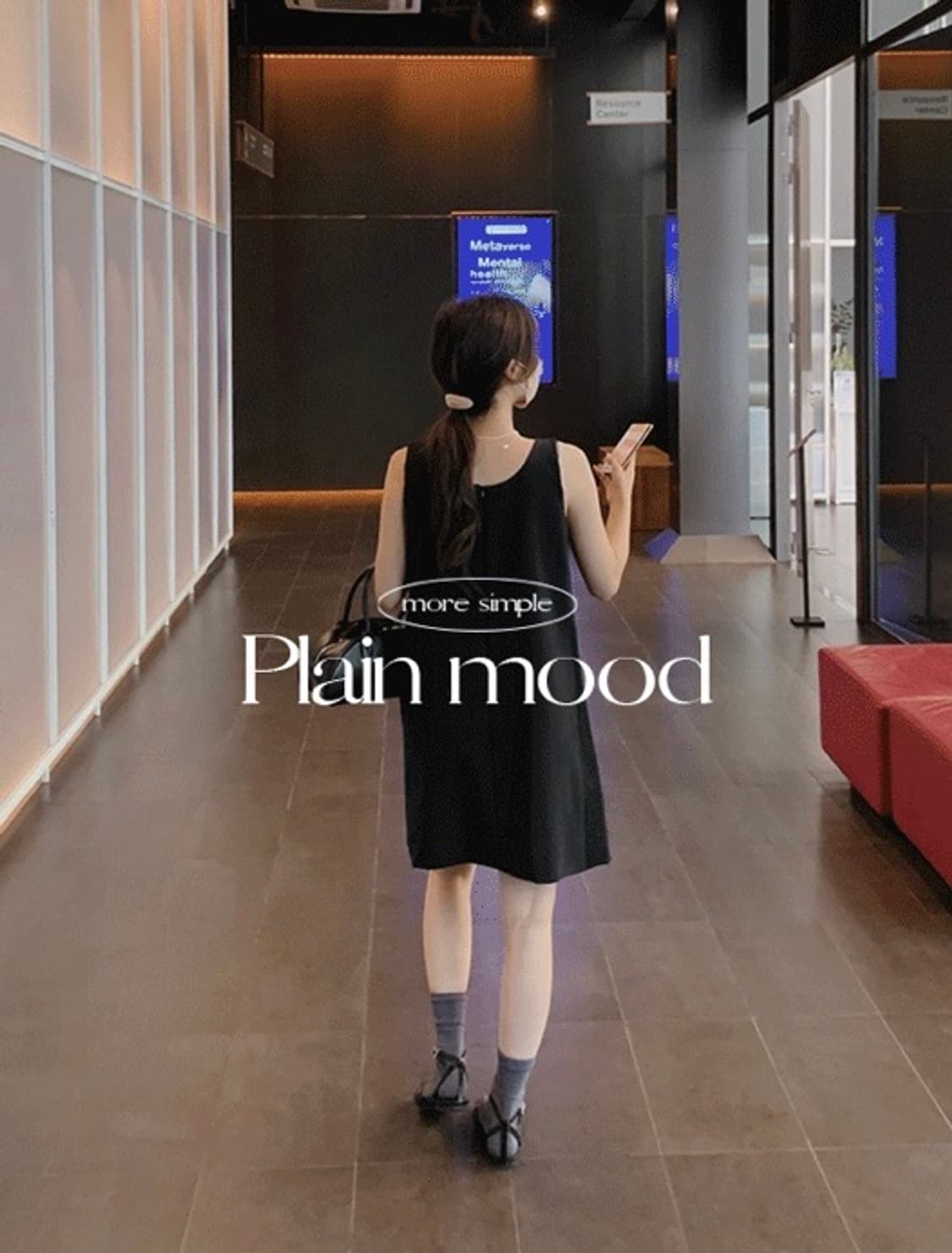 (미착용, 새상품) 슬로우앤드 made. 클린 모던핏 조끼 원피스 상품이미지3