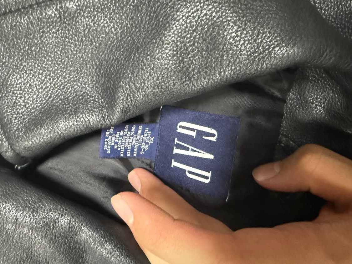 (XL) gap 올드갭 레더 카코트 코트 상품이미지6