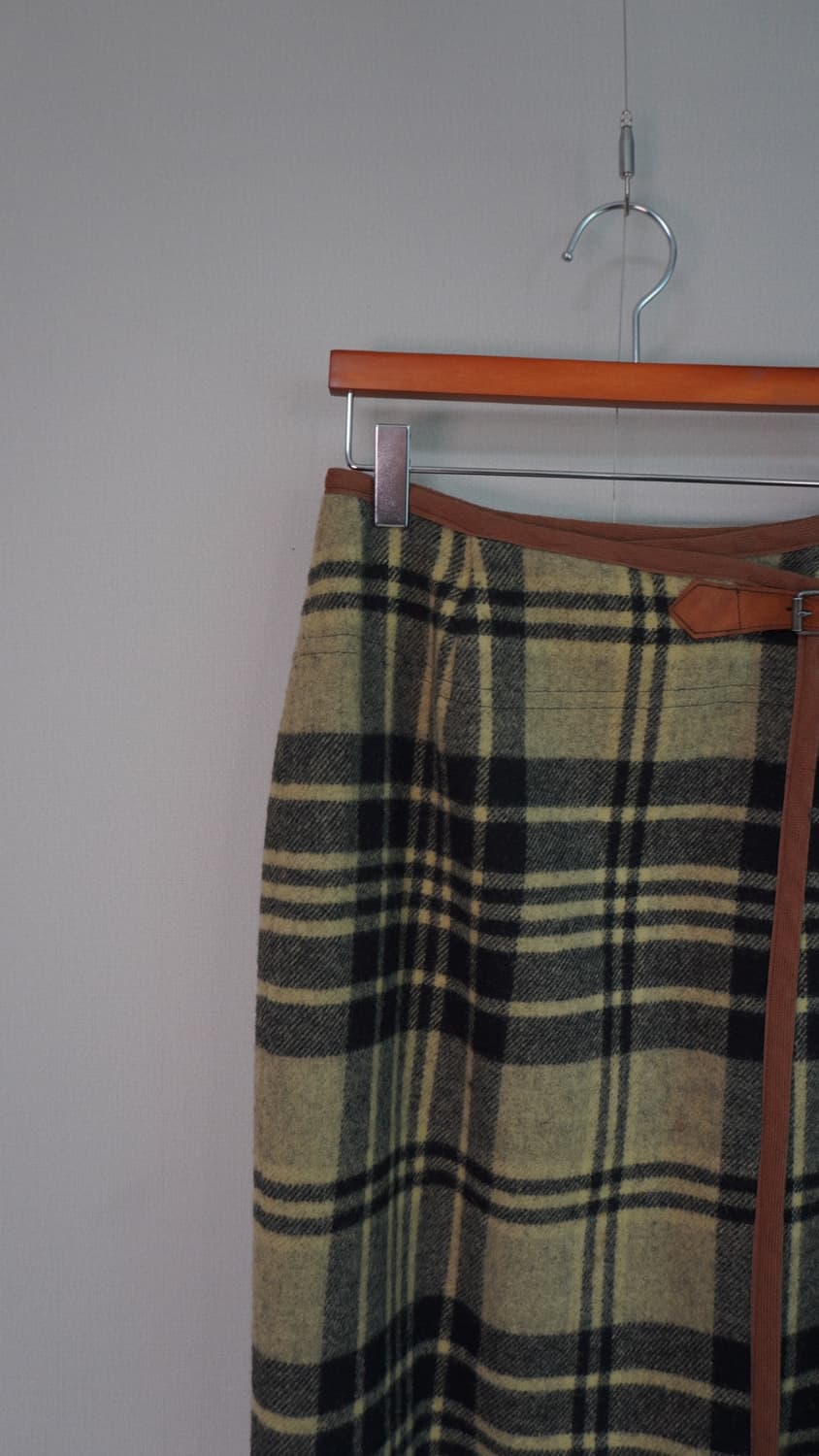 폴로랄프로렌 체크 스커트 상품이미지3