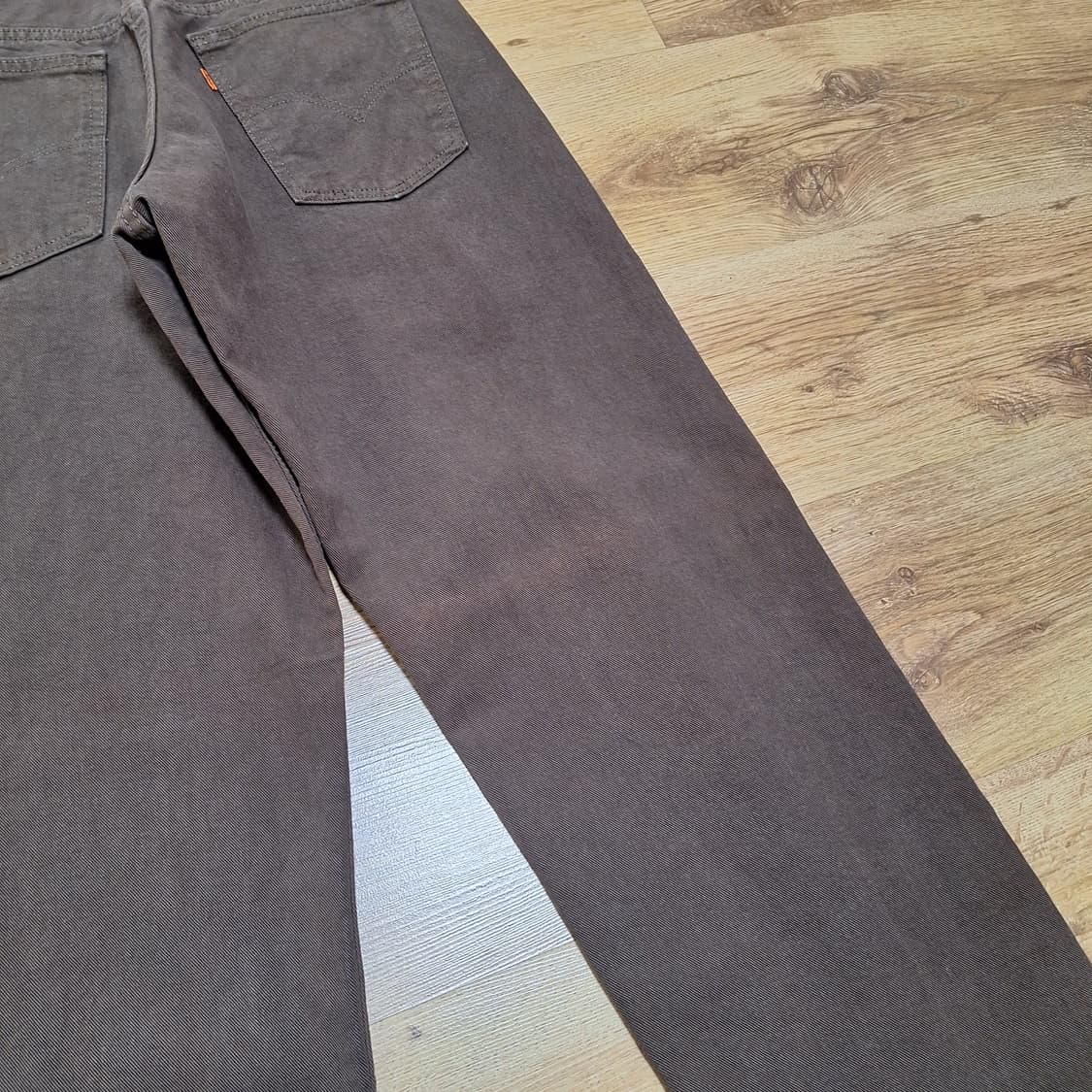 90s 빈티지리바이스 565 오렌지탭 브라운 W31L34 상품이미지8