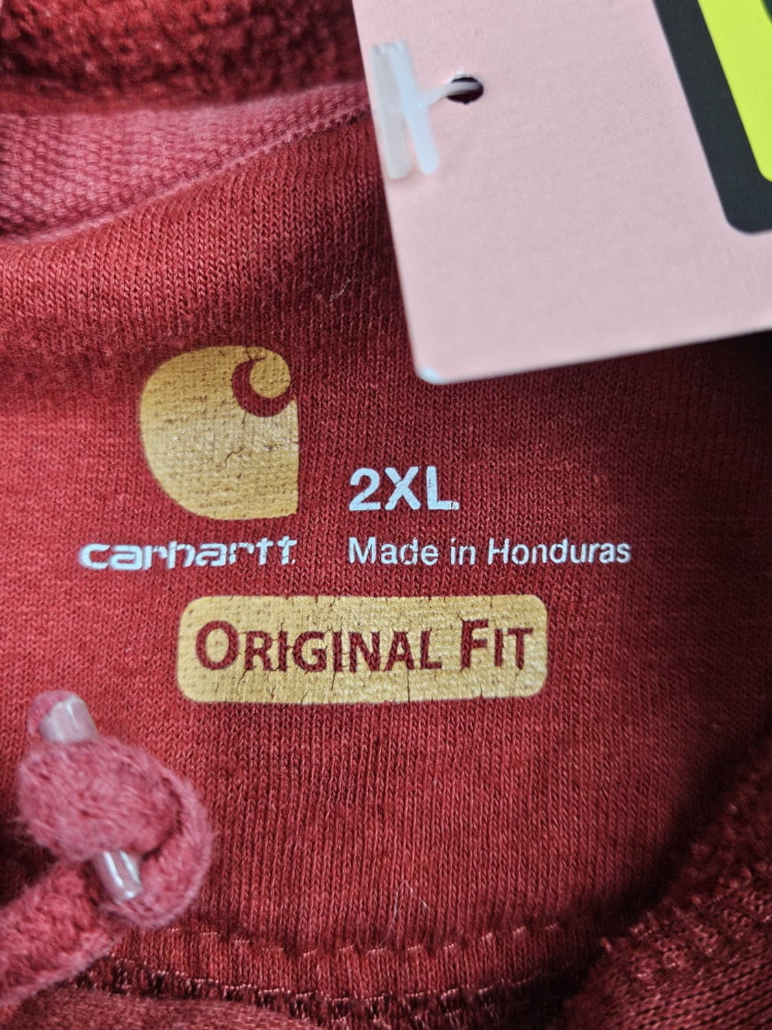 칼하트 다잉 워시드 커스텀 스웻 후드 티셔츠 ( 2XL ) / 10135 상품이미지8