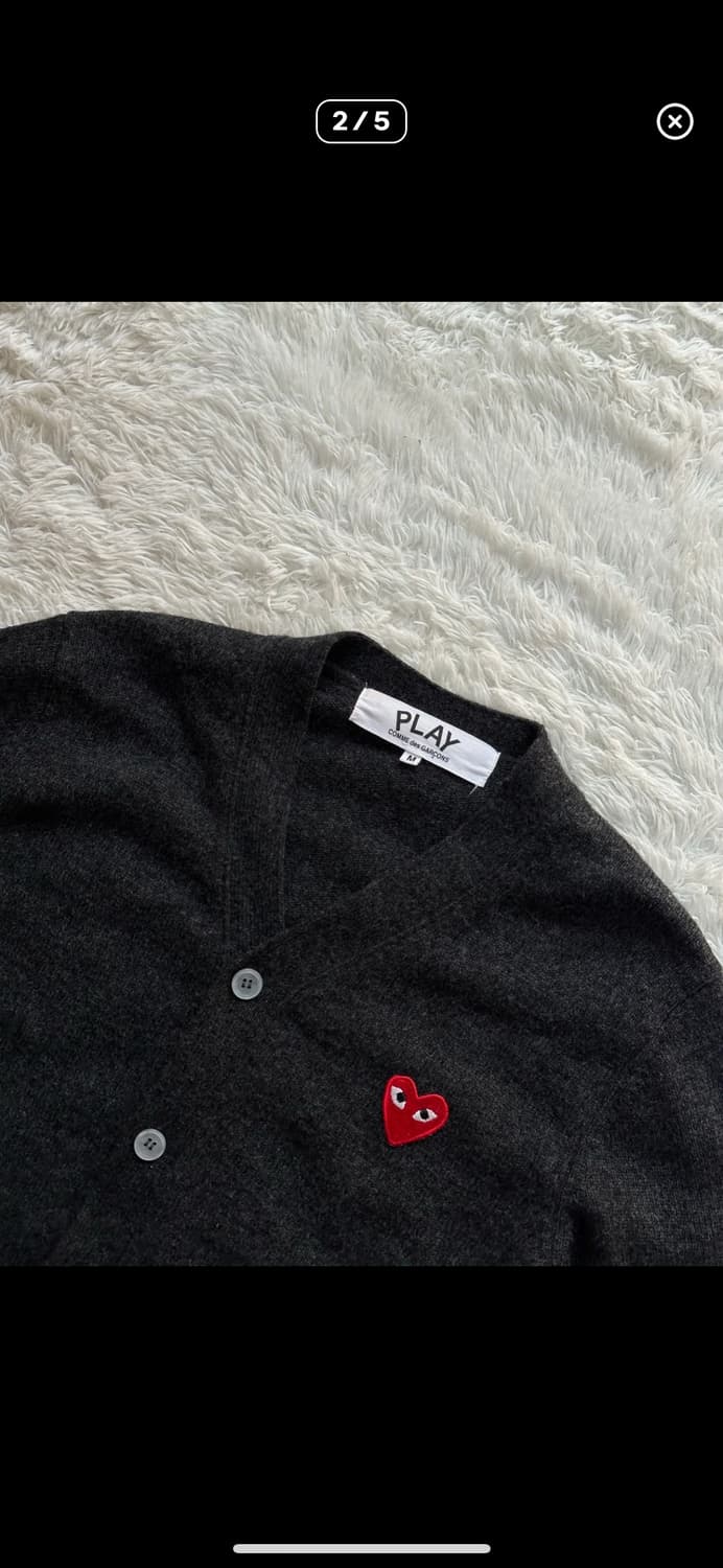 꼼데가르송 가디건 상품이미지2