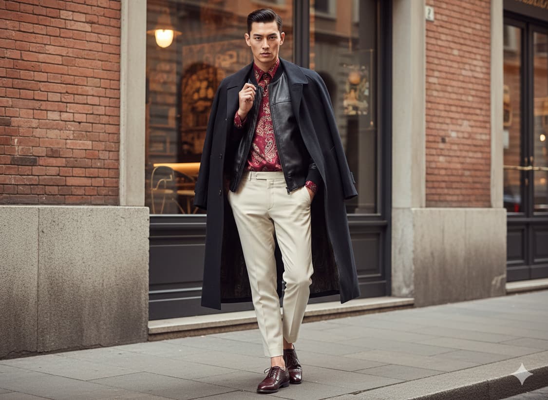 *성탄절 세일* London Fog 90's 순모 체크 나그랑코트 상품이미지1