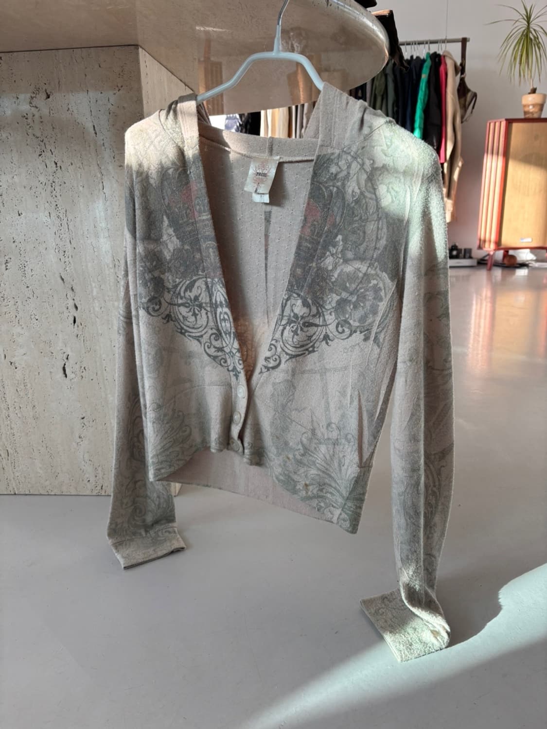 Vintage Press Hood Cardigan 상품이미지1