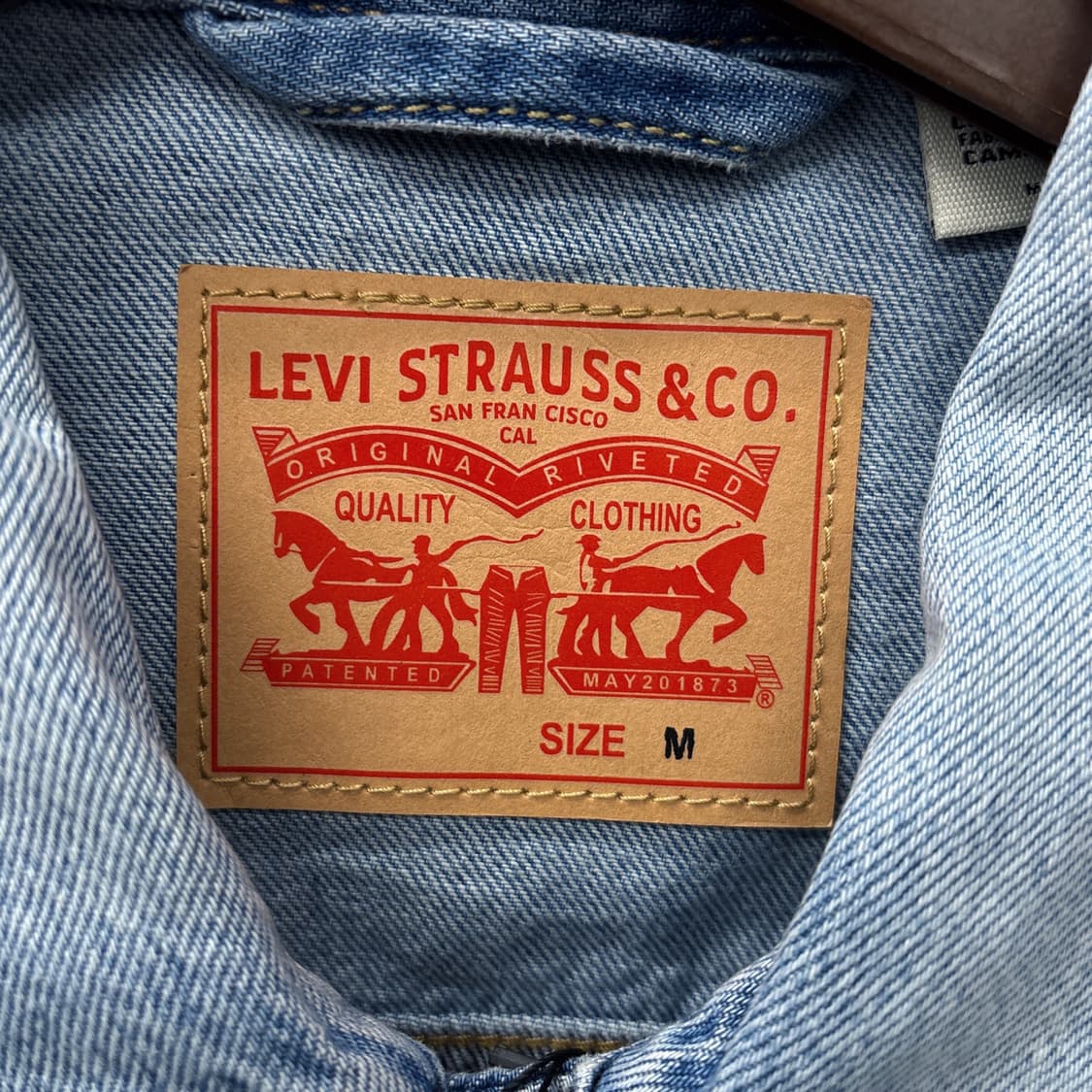 리바이스 빈티지 워싱 타입3 트러커 데님자켓 연청 N916 상품이미지7