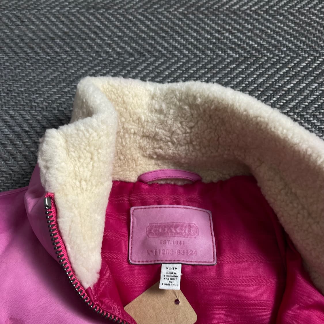 코치 우먼스 다운 푸퍼 크롭 패딩 핑크y 4709 상품이미지7