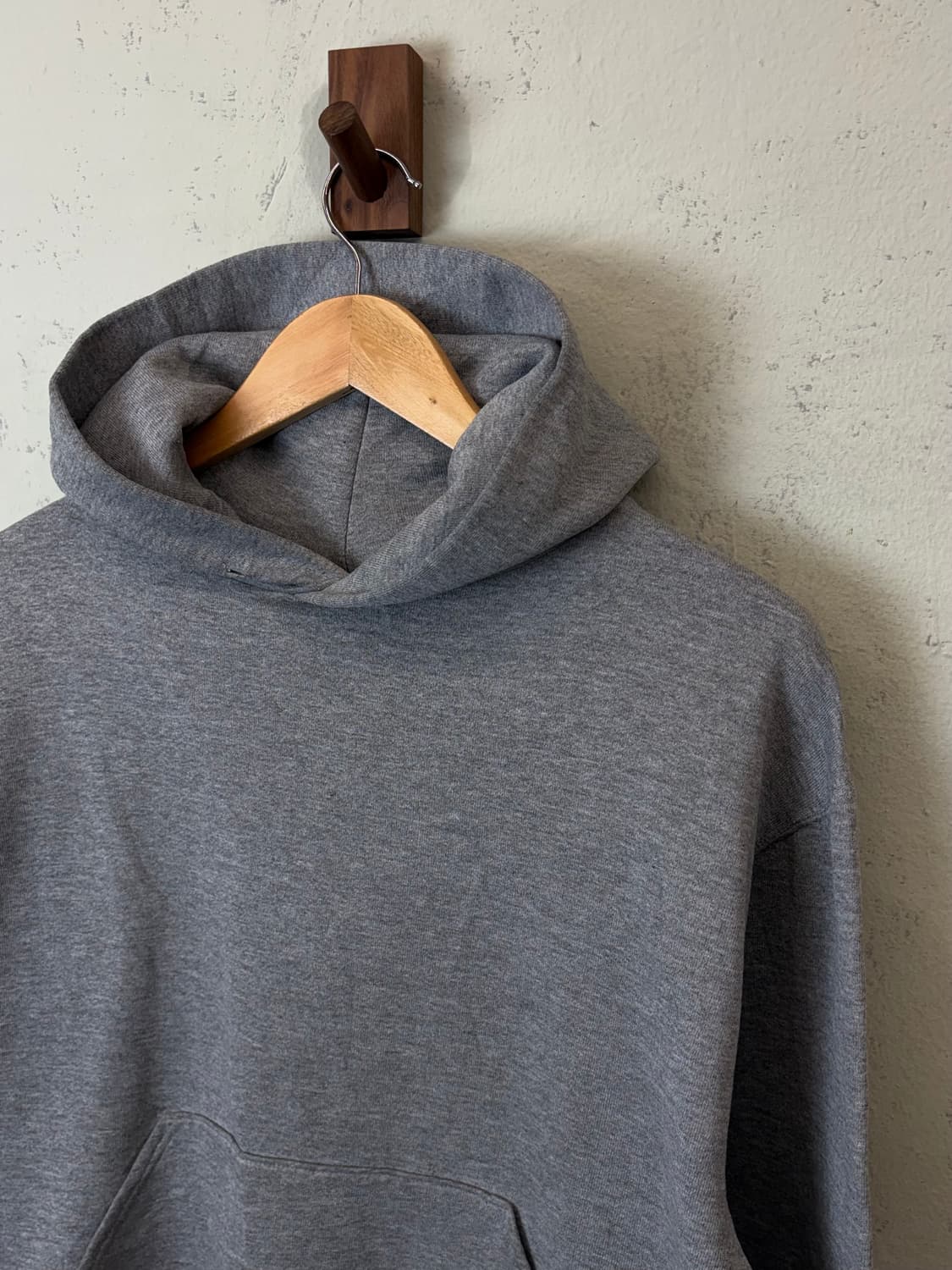 러셀 빈티지 USA 무지 후드티 그레이 상품이미지4