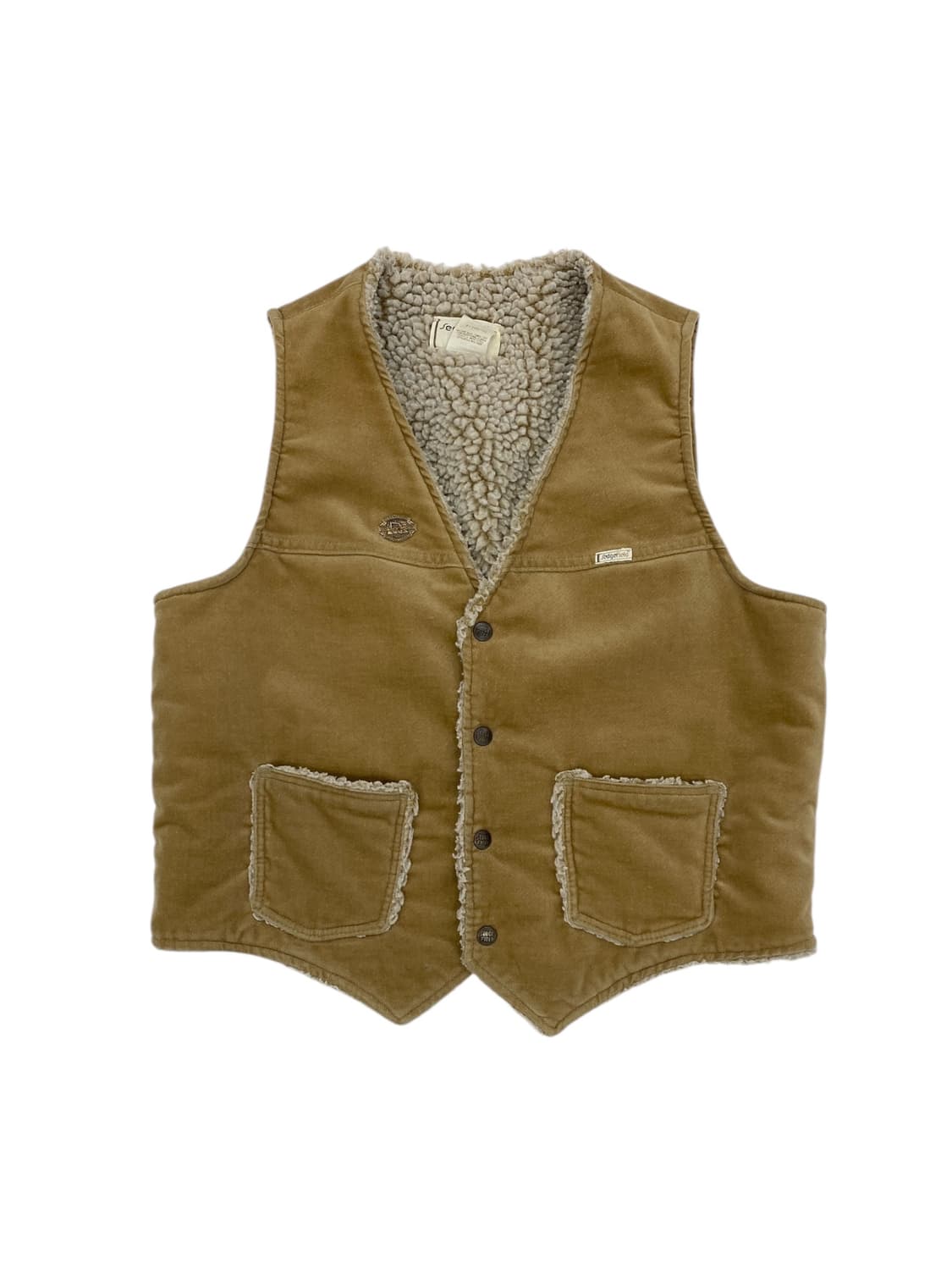 8-90's Sedgefield 코튼 쉐르파 베스트  상품이미지1