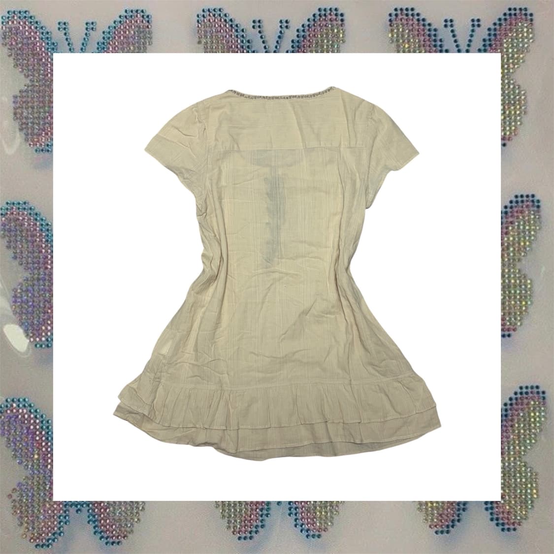 모리걸 코르셋 자수 블라우스 상품이미지2