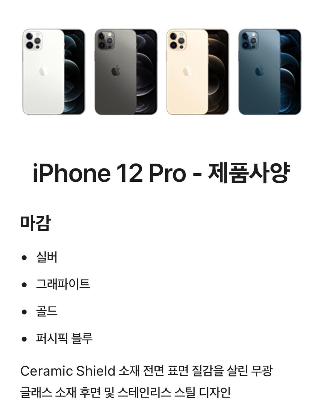 아이폰 12 pro 퍼시픽블루 상품이미지2