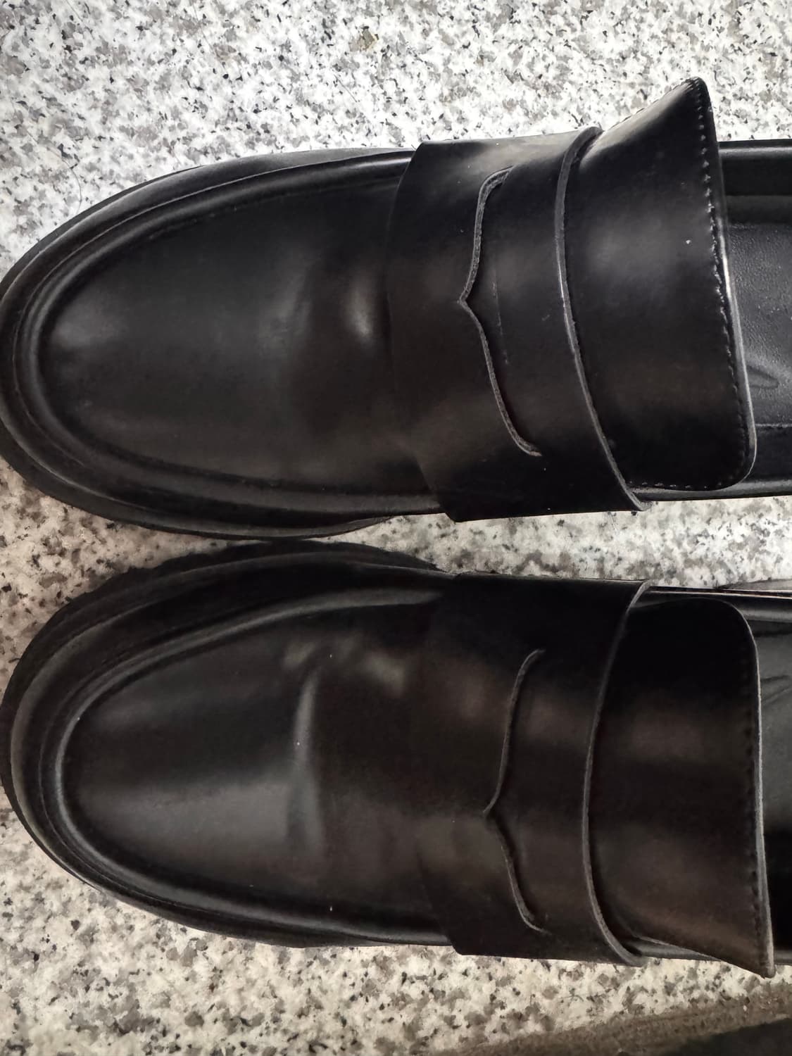 솔트앤초콜릿 라운드 토 청키힐 펌프스 로퍼 245 상품이미지3