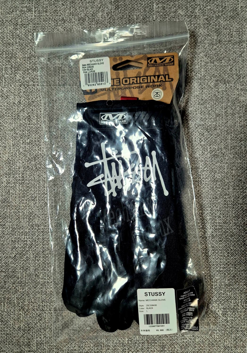 (New/L)스투시 메카닉스 글러브 블랙 상품이미지3