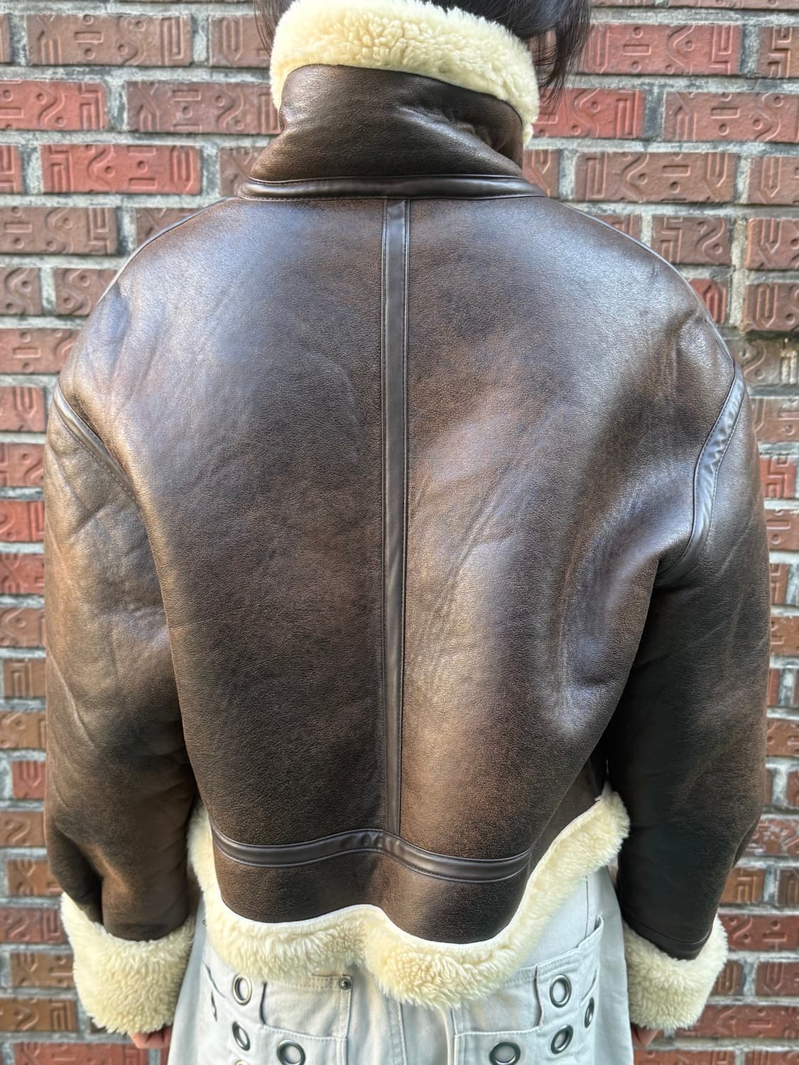 자라 브라운 무스탕 상품이미지4