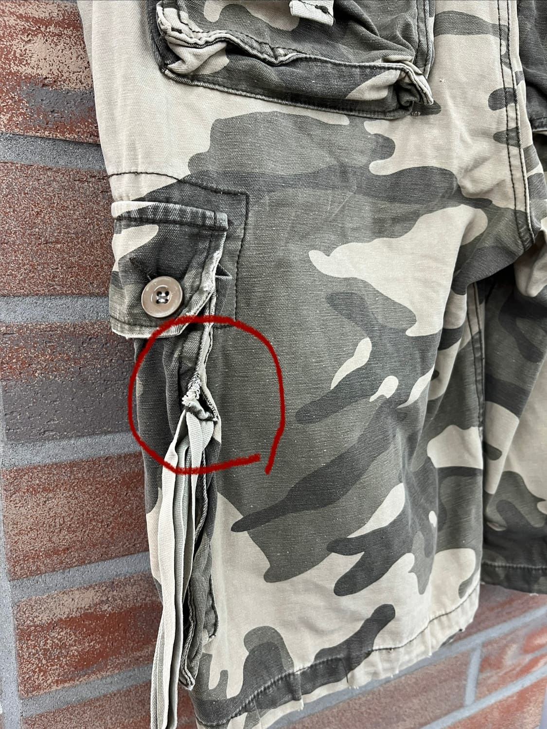 아베크롬비 카모플라주 카고 하프팬츠 상품이미지10