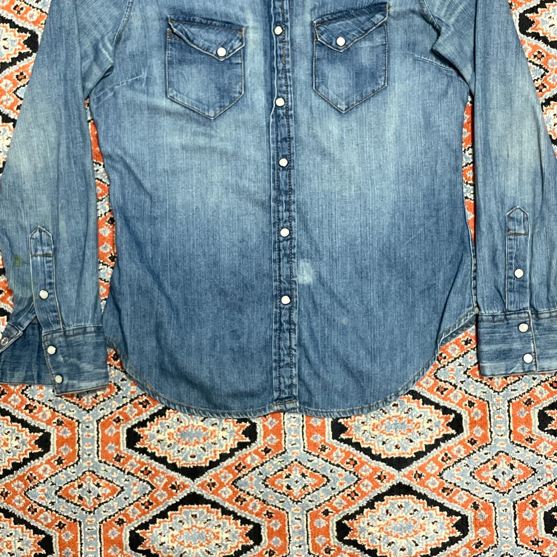갭 데님 웨스턴 셔츠 남방 여성XS 상품이미지3