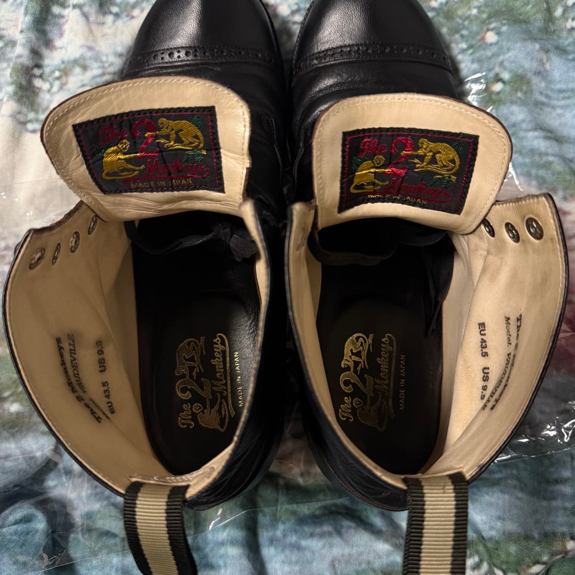 [9.5/275]제라도 투 몽키즈 VAUDEVILLE 블랙 부츠 상품이미지7