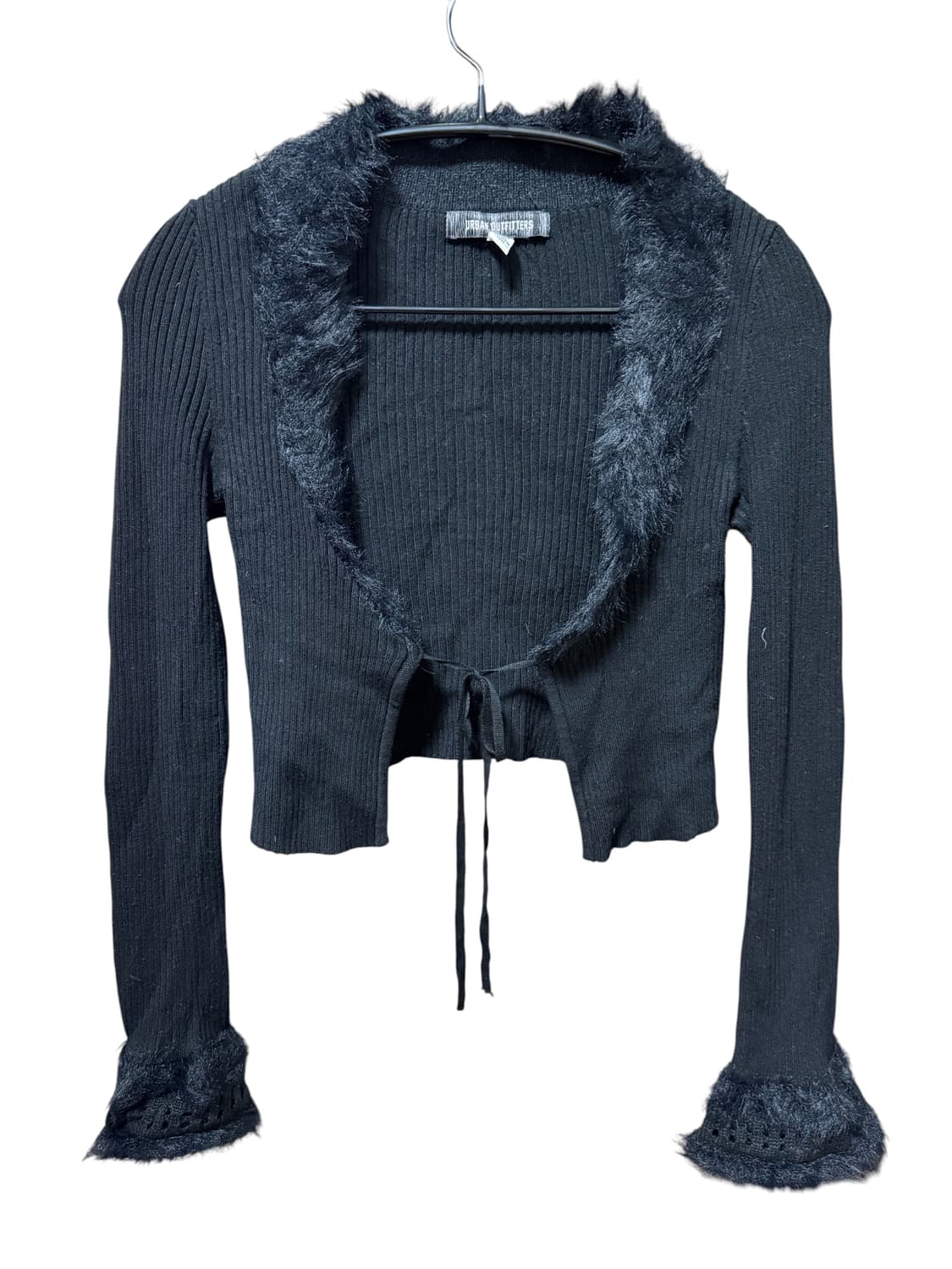 블랙 퍼 볼레로 상품이미지1