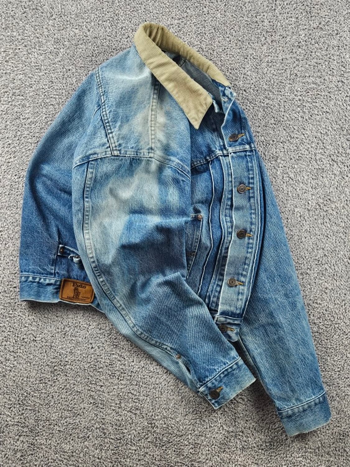 80's USA 폴로랄프로렌 워크 데님 트러커 자켓 (M)/ 10797 상품이미지4