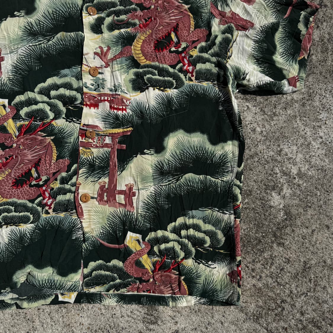 [S] Sun Surf 선서프 레이온 하와이안 알로하 셔츠 상품이미지4