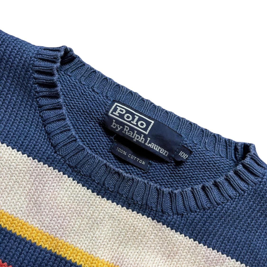 폴로 무지개 니트 상품이미지3