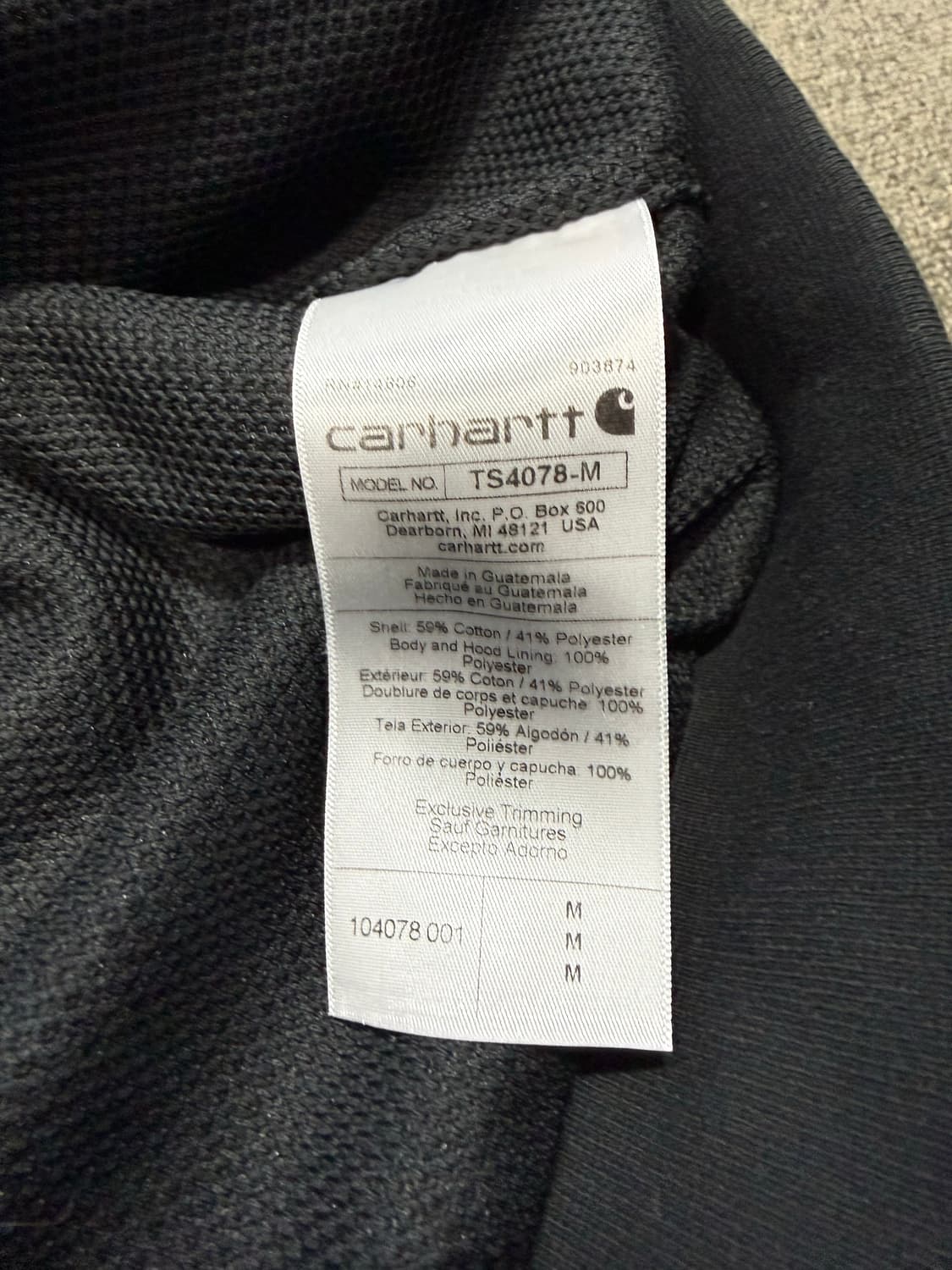 Carhartt 칼하트 레인디펜더 루즈핏 후드집업 상품이미지5