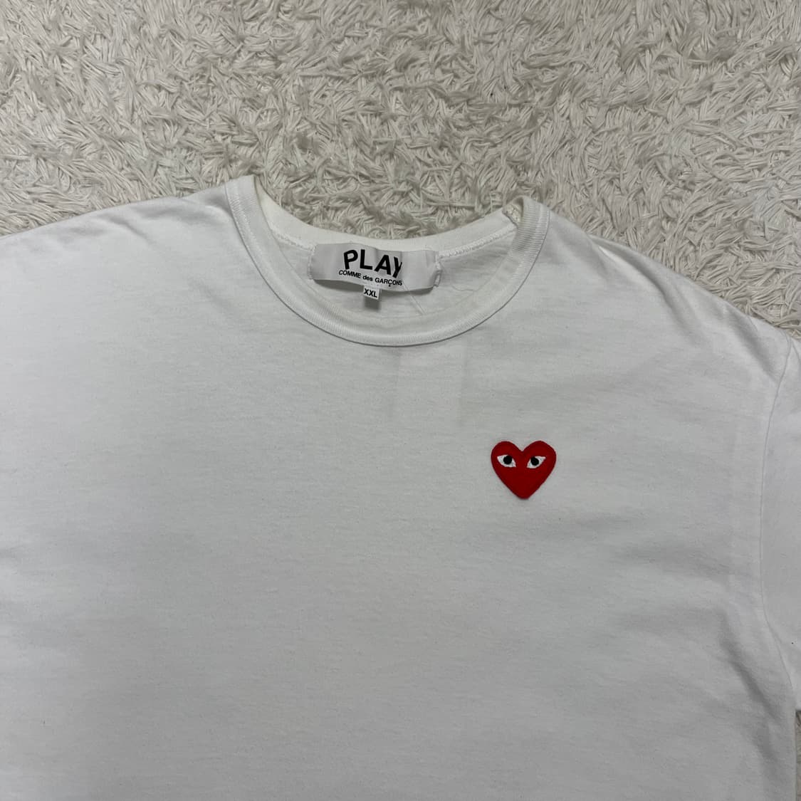 Comme des Garçons white t-shirt 상품이미지5