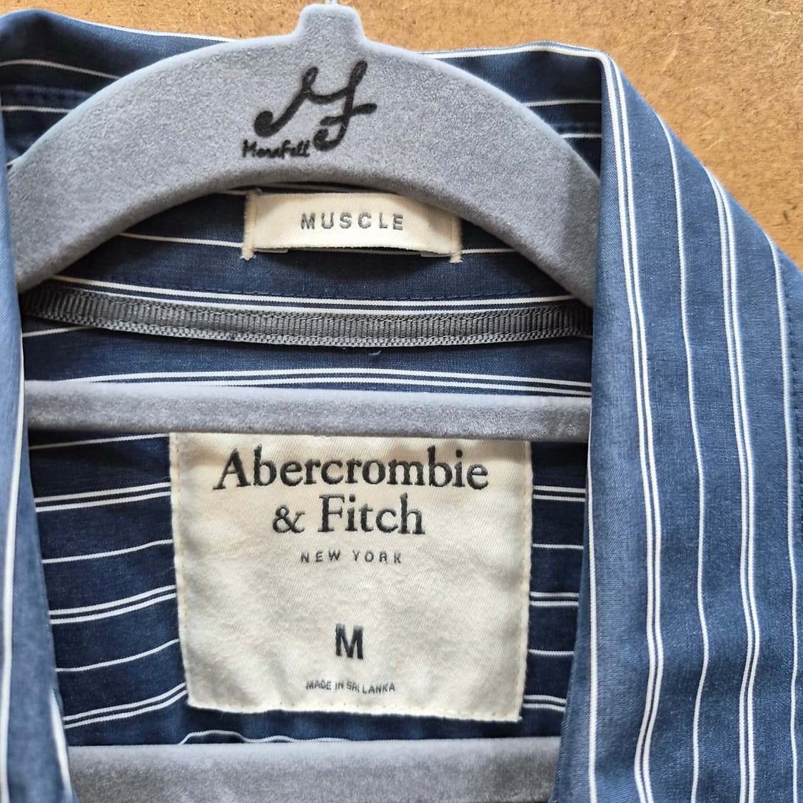 아베크롬비 스트라이프 셔츠(남녀공용) 상품이미지3