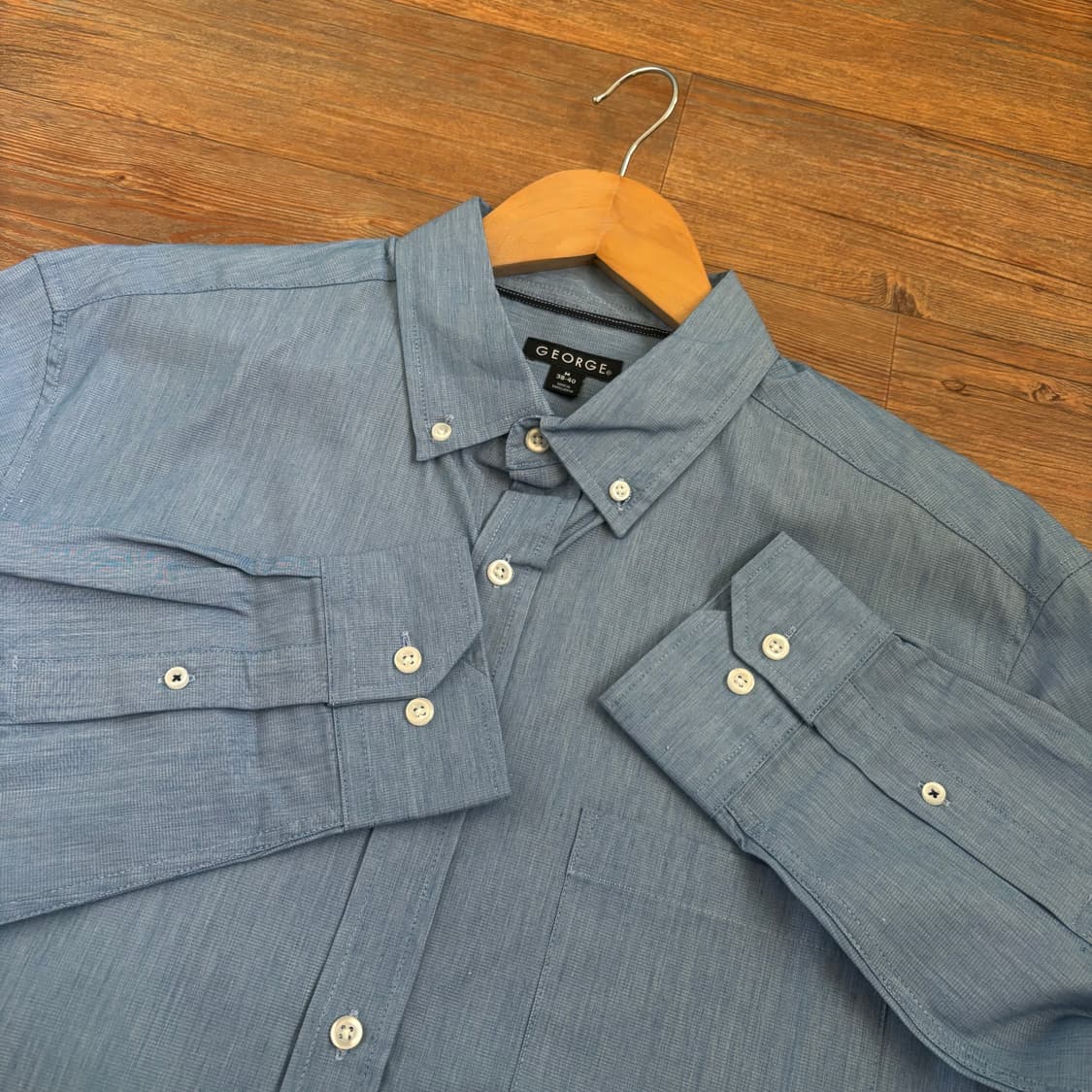 새제품급 GEORGE 조지 셔츠 M 100 스판 스트레치  상품이미지8