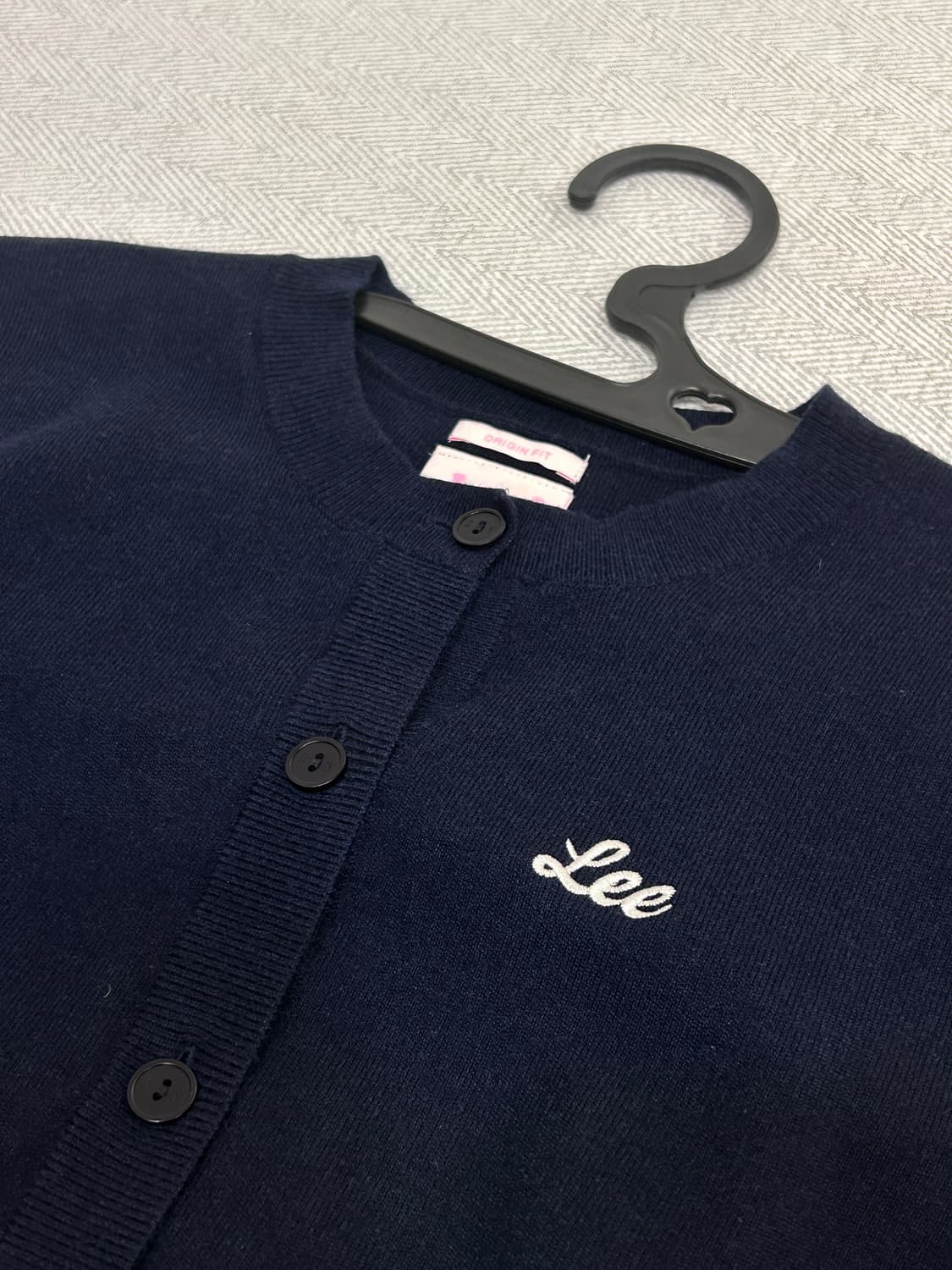 Lee 리 라운드넥 네이비 가디건 M 상품이미지9