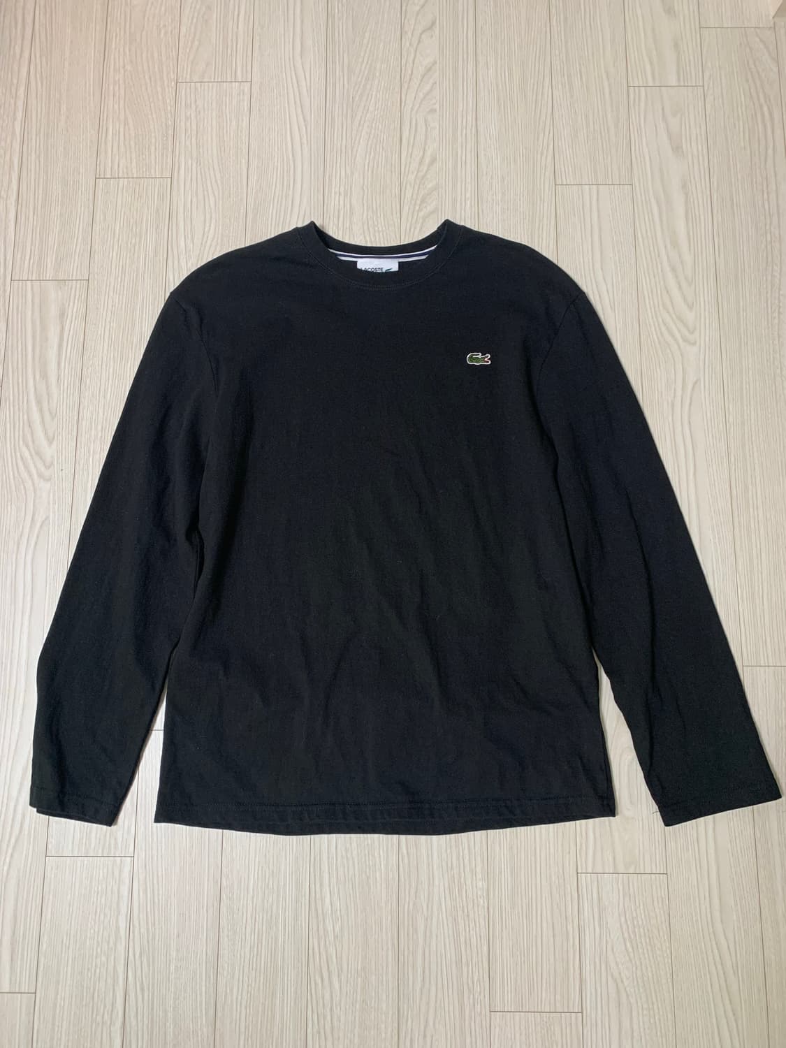 라코스테(Lacoste)의 남성 긴팔 크루넥 티셔츠 상품이미지1