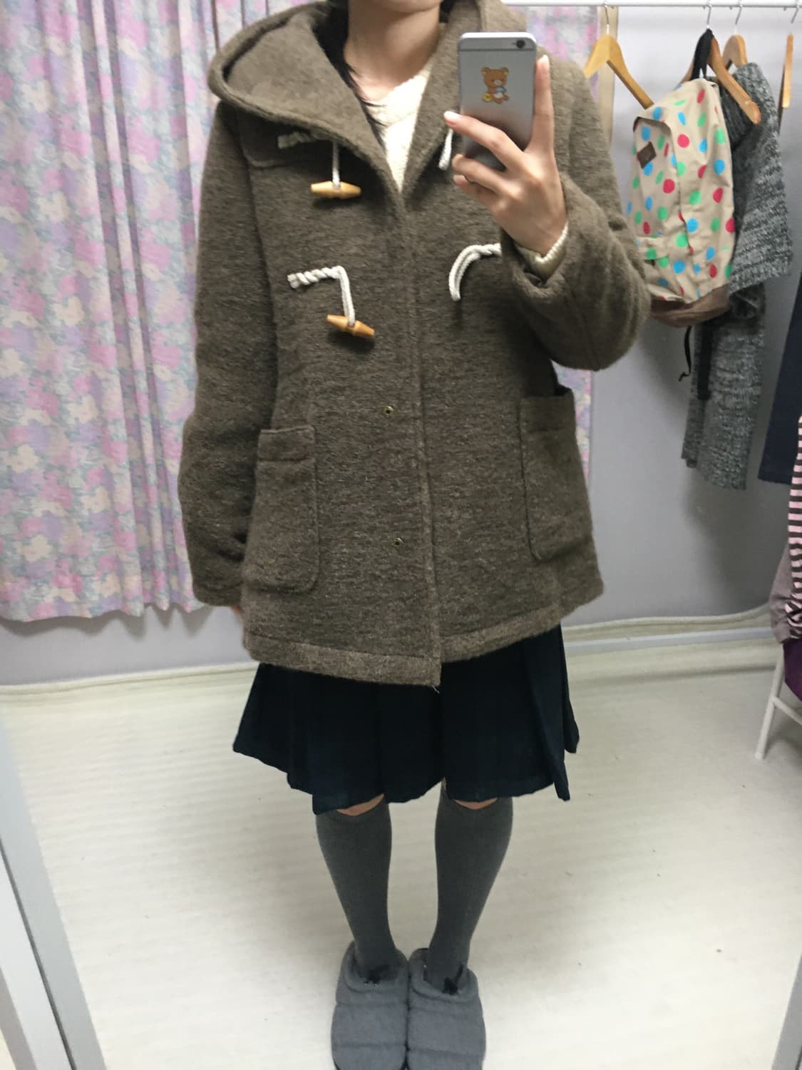 니코앤드 브라운 울 더플 코트 상품이미지4