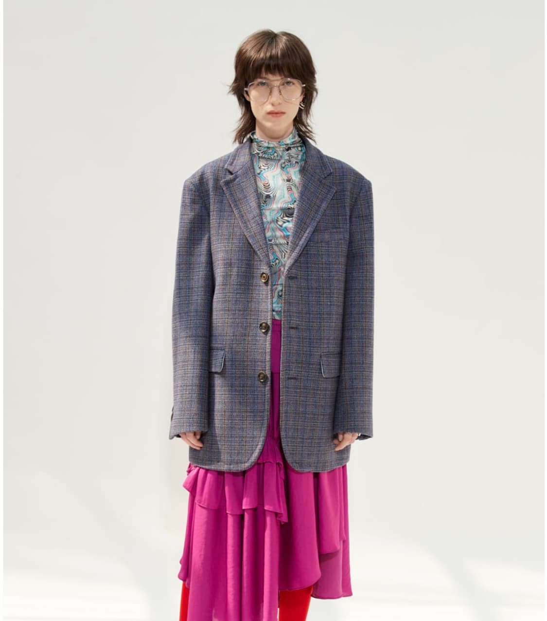 앤더슨벨 블레이저 자켓 L사이즈 블루 상품이미지5