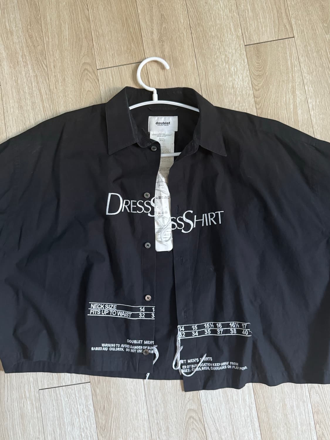 더블렛 크롭셔츠 상품이미지2